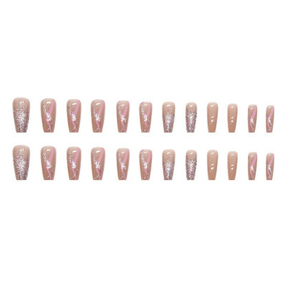 Fashion Mid-length Ballet Girl Fake Nails