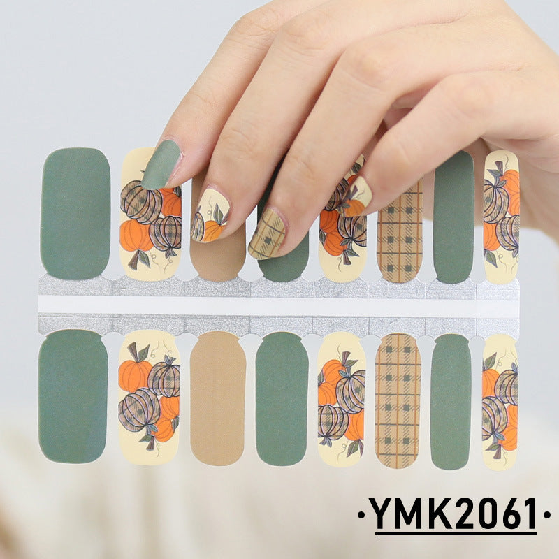 Solid Color Stickers Nail Film