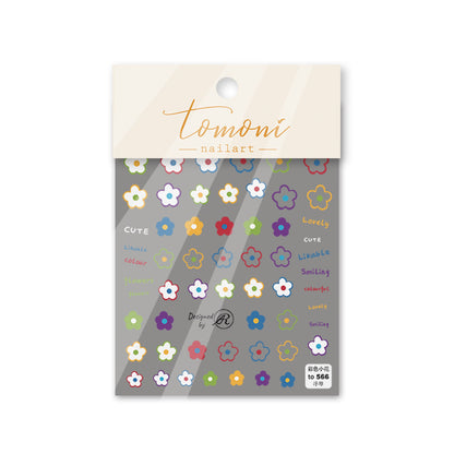 5D Nail Stickers Japanese Adhesive Nail Stickers Colored Fruits And Flowers