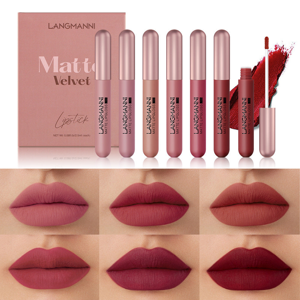 Matte Velvet Matte Lip Gloss Suit