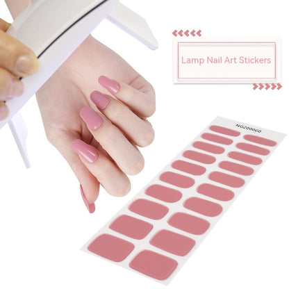 Autocollants pour ongles en gel lumineux 20 vernis à ongles en gel Photothérapie