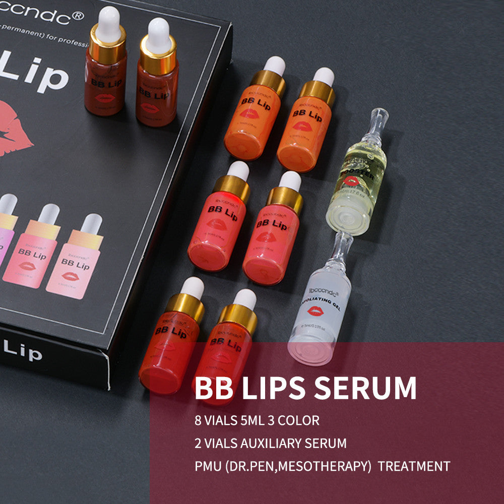 Nouveau coffret cadeau de brillant à lèvres à micro-aiguilles BB LIP