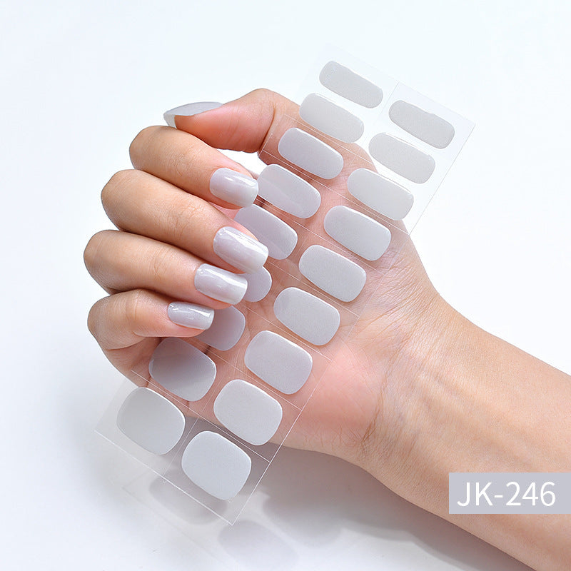 Autocollants pour ongles en forme d'œil de chat transparent glacé Aurora Wear