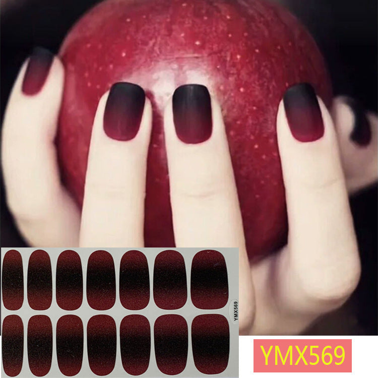 Net Red Nail Stickers Sports Style Trend