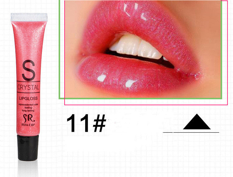 SR Hose Water-sensing Lip Gloss With Pearlescent Gold Moisturizing Temptation Lip Gloss