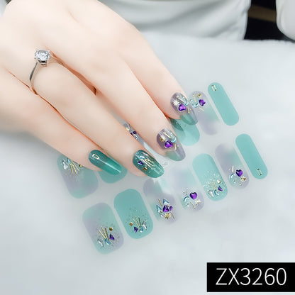 3D stereo full waterproof nail stickers