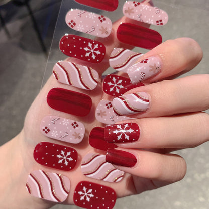 Autocollants pour ongles de style Noël tendance