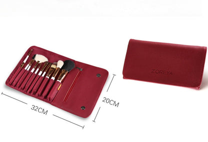 Portable makeup brush