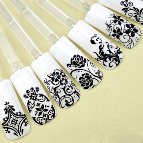 108 hot gold and silver stickers nail 3D stickers