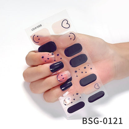 Gel Nail Stickers 3d Phototherapy