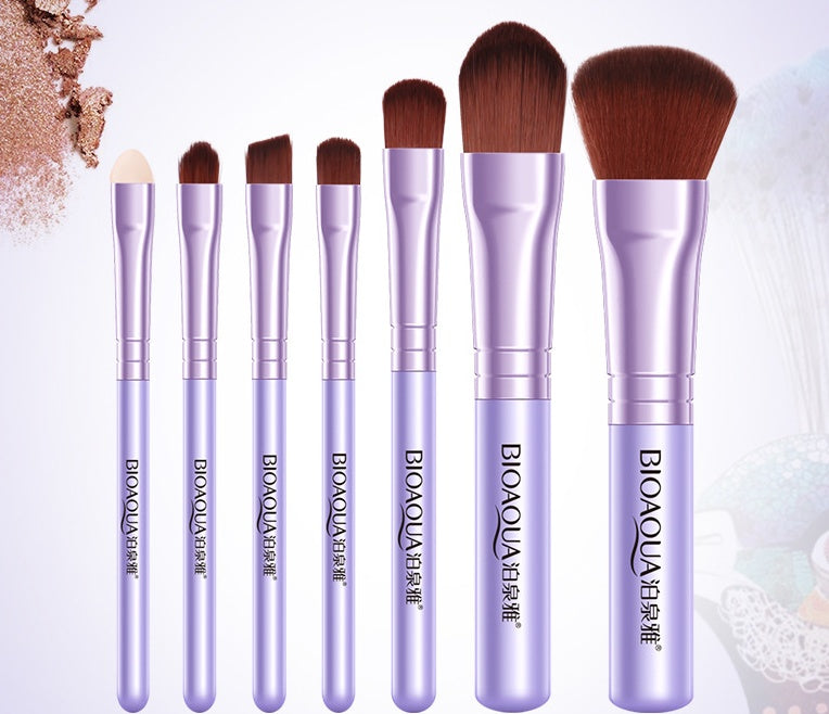 Fine makeup brush set