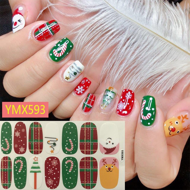 Autocollants pour ongles de Noël 