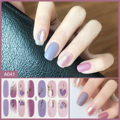 Nail Stickers Female Manicure Full Stickers Finished 3d Waterproof