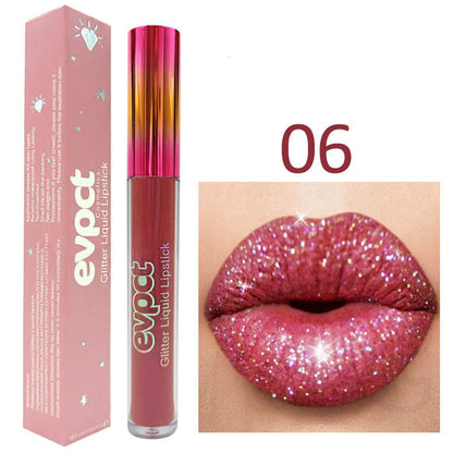 Metallic lip gloss lipstick