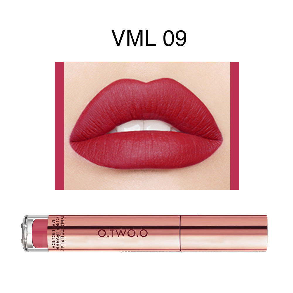 Non-fading matte lip gloss