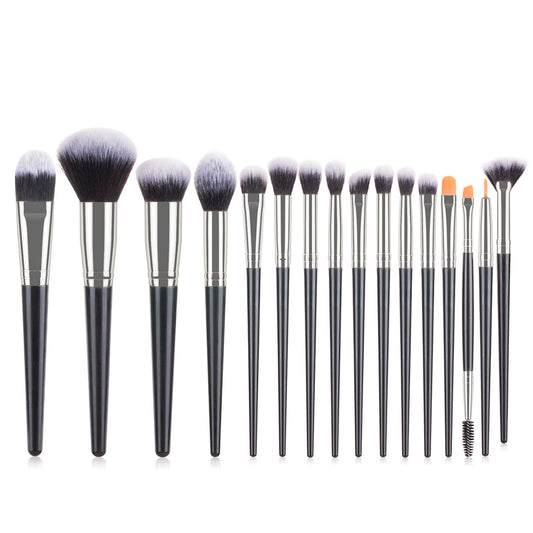 Maquillage, pinceau à fond de teint, pinceau à paupières, ensemble complet d'outils de maquillage