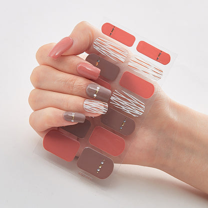 Waterproof And Long Lasting 3d Nail Stickers