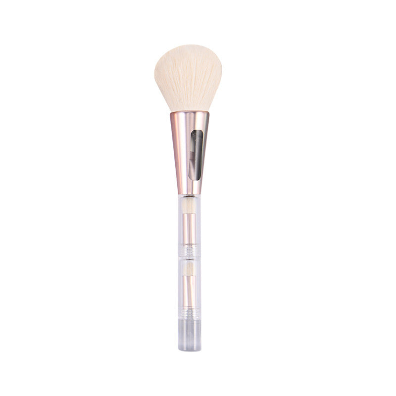 Pinceau de maquillage portable 4 en 1 Pinceau de maquillage de beauté Pinceau à blush Pinceau à ombre à paupières Outil de maquillage