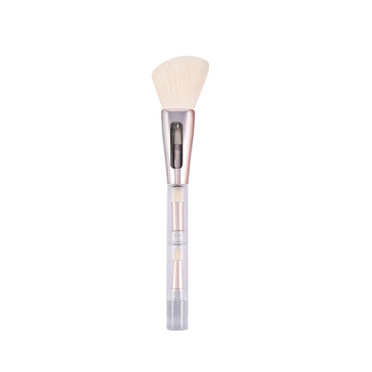 Pinceau de maquillage portable 4 en 1 Pinceau de maquillage de beauté Pinceau à blush Pinceau à ombre à paupières Outil de maquillage