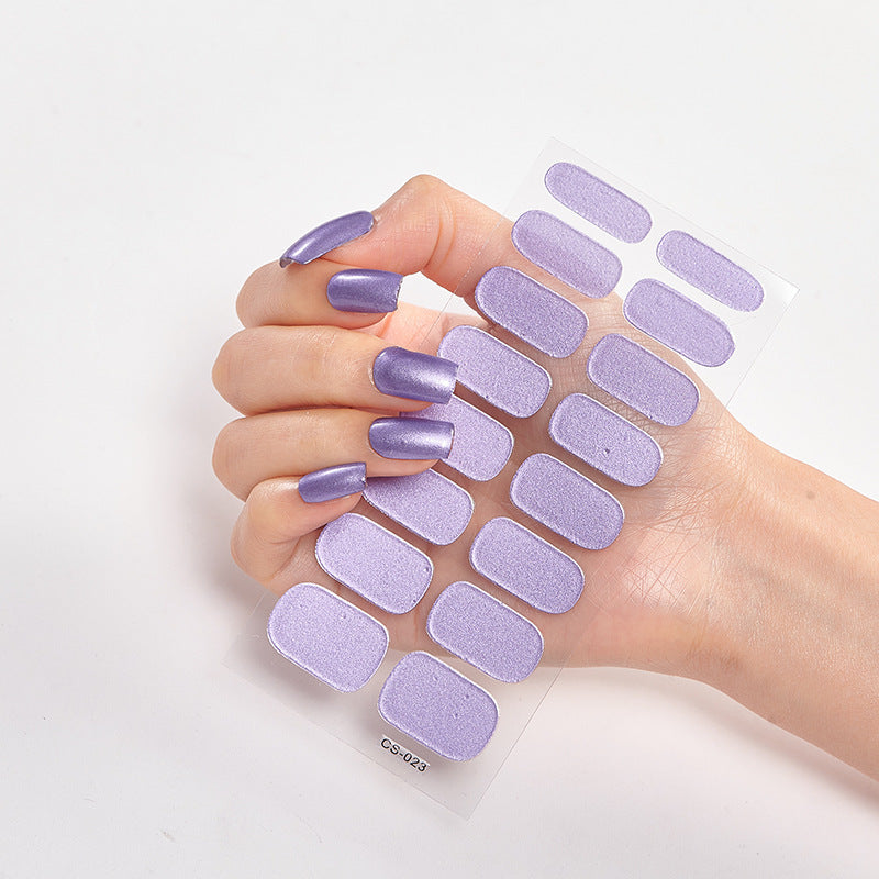 Autocollants pour ongles Pure Color 16