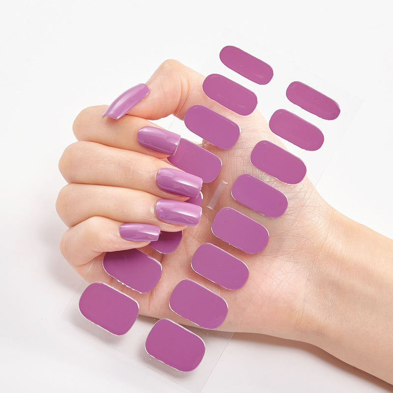 Autocollants pour ongles Pure Color 16