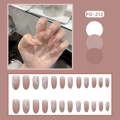 Porter des faux ongles manucure autocollants pour ongles produit fini autocollant pour ongles de ballet givré pour ongles