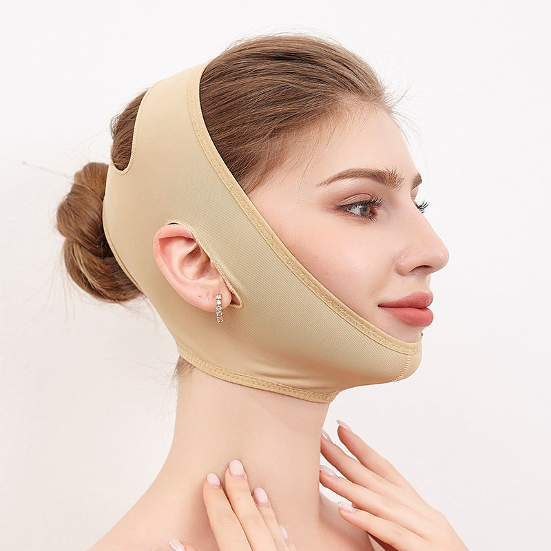 Lifting Skin Sleeping Surface Sculpture Face Elastic Sleeve Mask Velcro Face Mask