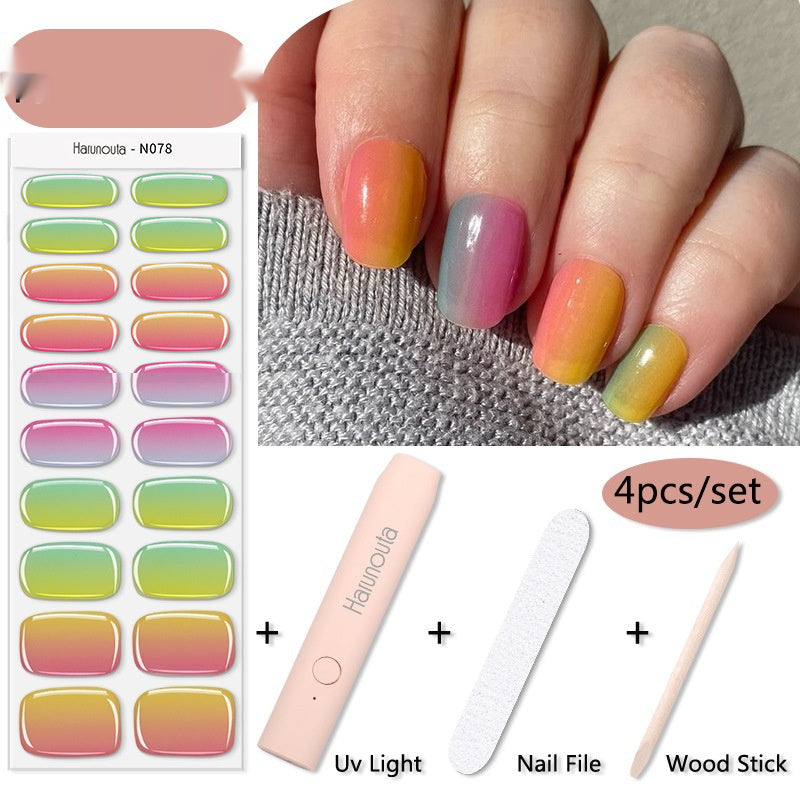 Nail Stickers Semi-curing With Light Machine