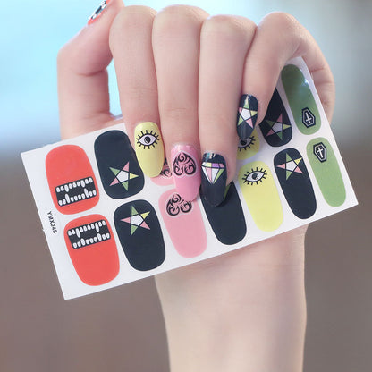 Waterproof nail stickers