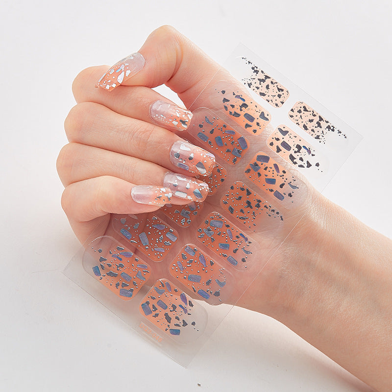 Net red waterproof nail stickers