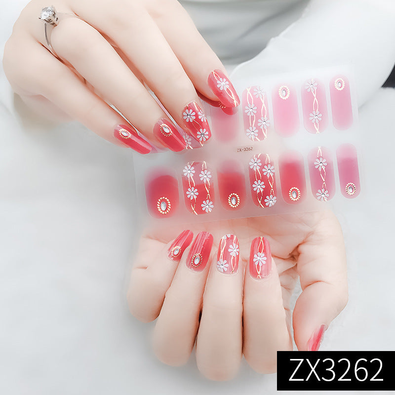 3D stereo full waterproof nail stickers