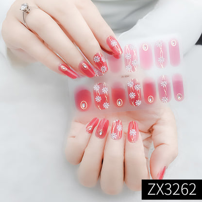 3D stereo full waterproof nail stickers