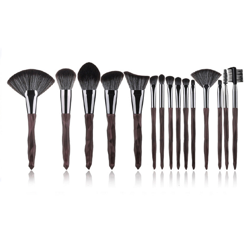 Diamond handle makeup brush