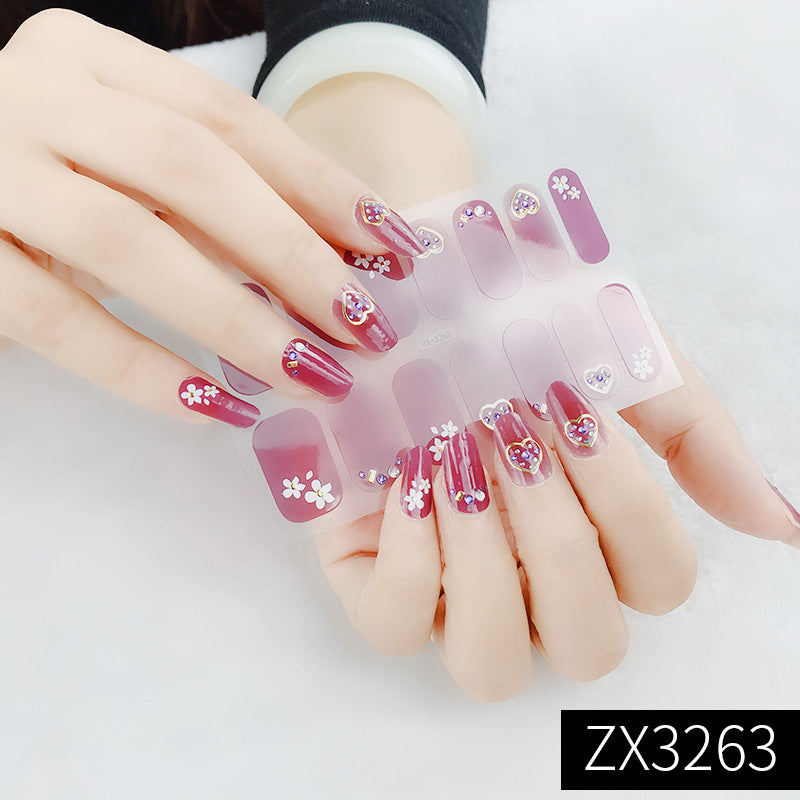 3D stereo full waterproof nail stickers