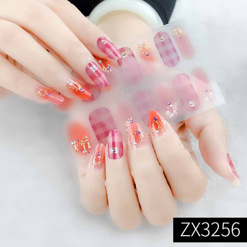 3D stereo full waterproof nail stickers