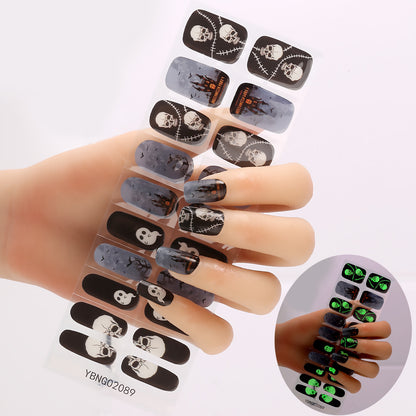 Nail Stickers Semi-cured Heating Lamp Nail Sticker