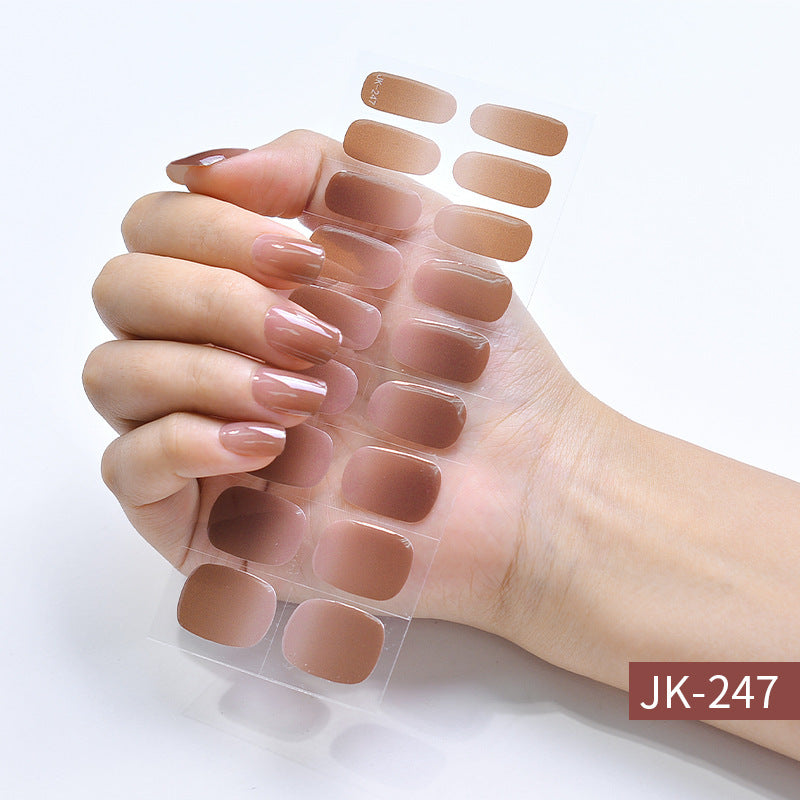 Autocollants pour ongles en forme d'œil de chat transparent glacé Aurora Wear