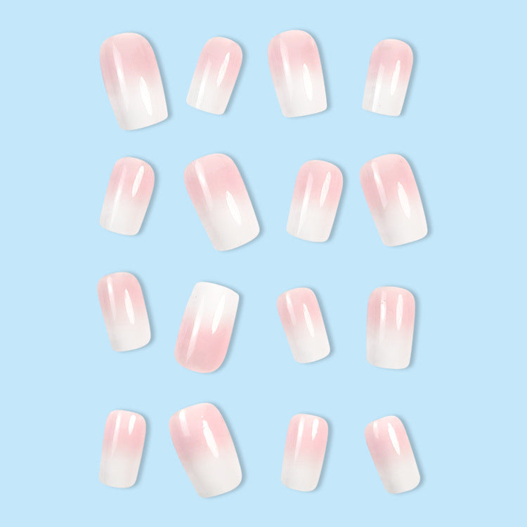 Sweet Style Jelly Powder Gradient Nail Stickers