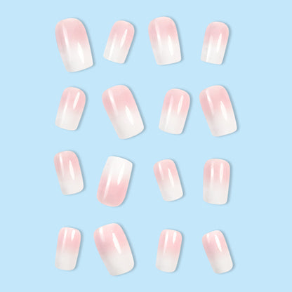 Sweet Style Jelly Powder Gradient Nail Stickers