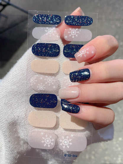 Autocollants pour ongles de style Noël tendance