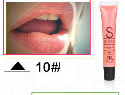 SR Hose Water-sensing Lip Gloss With Pearlescent Gold Moisturizing Temptation Lip Gloss