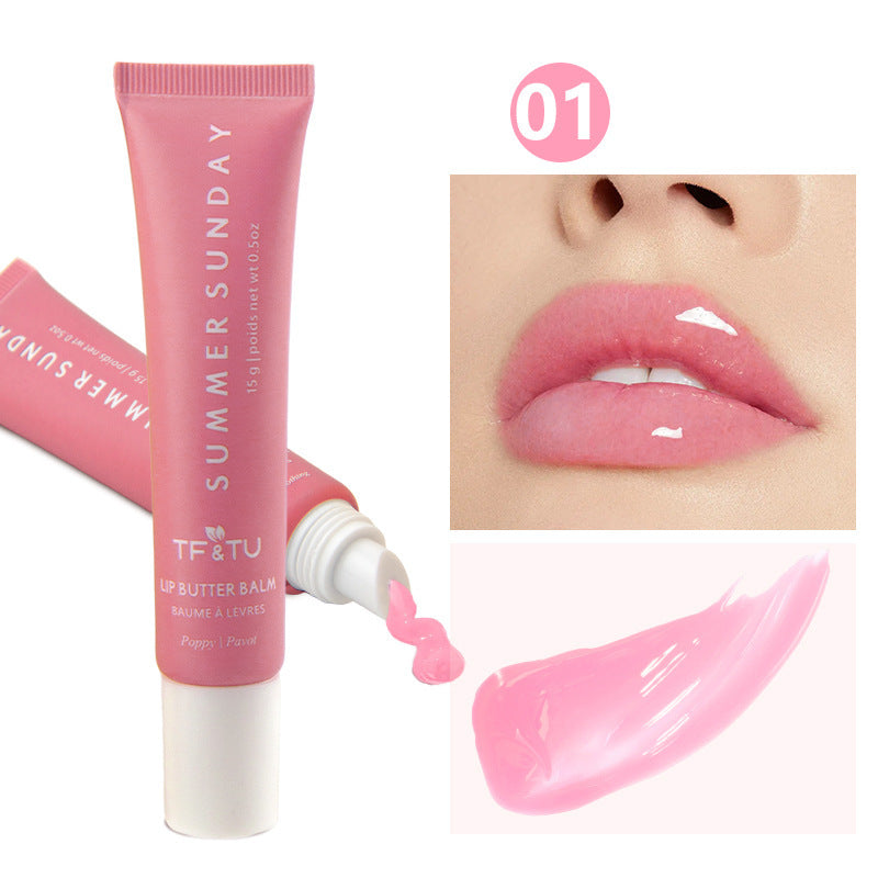 Gloss à lèvres polypeptidique Huile jaune hydratante