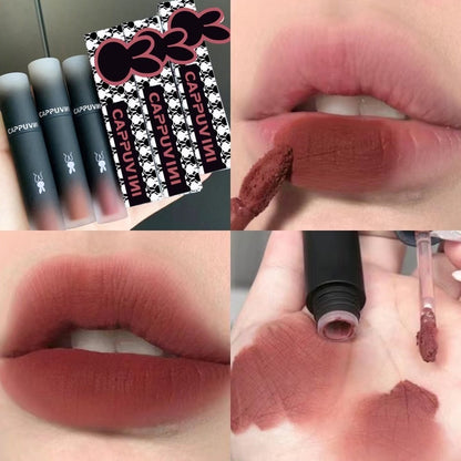 Matte Finish Velvet White Lip Gloss