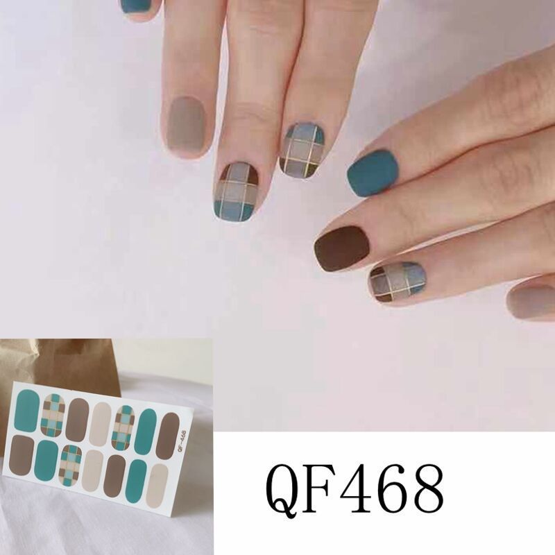 Nail Sticker 3D Diamond Nail 14 Stickers Waterproof Nail Sticker Full Sticker For Pregnant Women