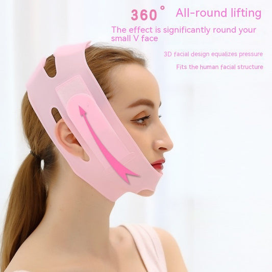 Face Lift Correction Silicone Face Slimming Device Bandage Mask