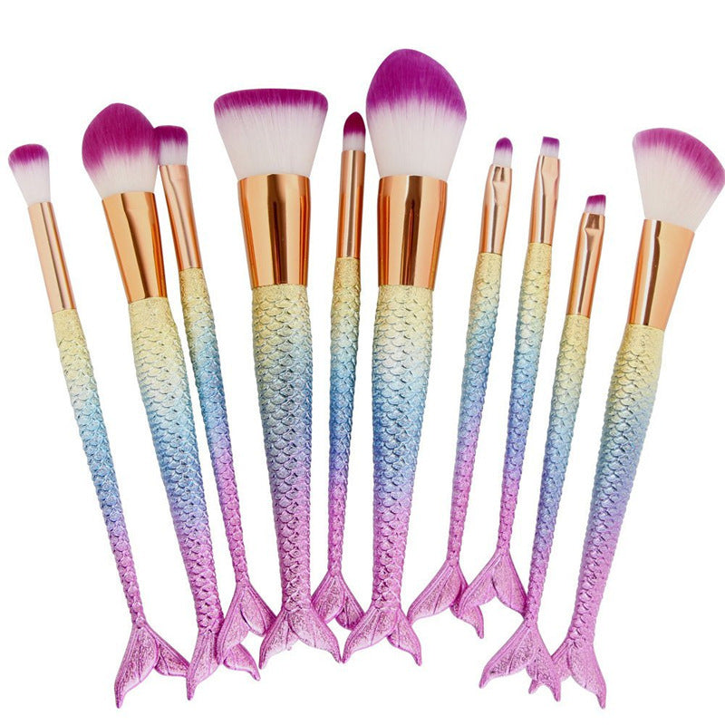 Makeup fishtail brush