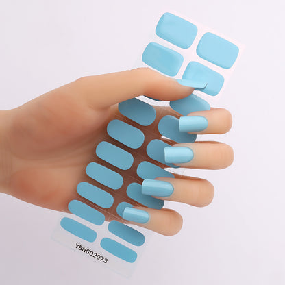 Nail Stickers Semi-cured Heating Lamp Nail Sticker