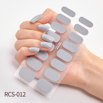 Simple waterproof nail stickers