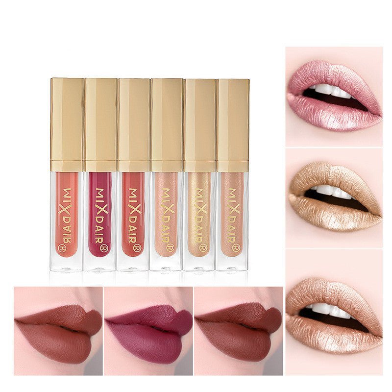 Matte high gloss lip gloss set