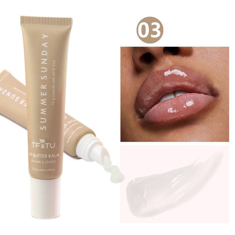 Gloss à lèvres polypeptidique Huile jaune hydratante